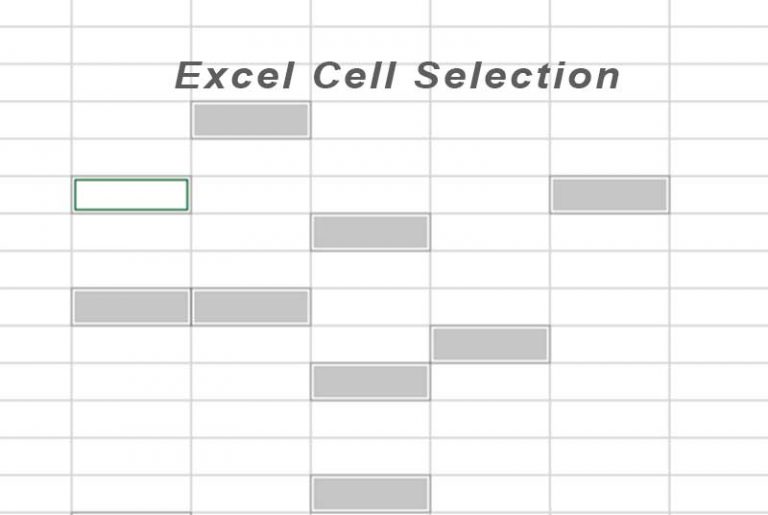 Exceltip: niet-aaneengesloten cellen selecteren